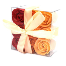 Load image into Gallery viewer, Long-lasting soap flowers in a heart-shaped box