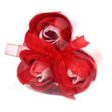 Load image into Gallery viewer, Red and pink soap flower set for romantic occasions
