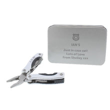 Load image into Gallery viewer, Personalised Shield Motif Stainless Steel Multifunctional Pliers Gifts for Dad 