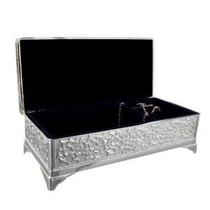 Personalised Antique Silver Plated Jewellery Box ¦ Silver Plated Box 