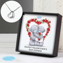 Load image into Gallery viewer, personalised-me-to-you-valentine-sentiment-sterling-heart-necklace-in-box-me-to-you-bear-me-to-you-personalised-gifts-uk-valentines-day-date-personalised-me-to-you-valentine-sentiment-sterling-heart-sentiment-silver-necklace-and-box-gifts-super gift online