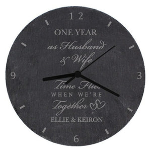 personalised-anniversary-slate-clock-engagement-wedding-gifts-couple-gifts-for-anniversary-anniversary-surprise-gift-anniversary-gift-gift-ideas-for-married-couples-couple-gifts