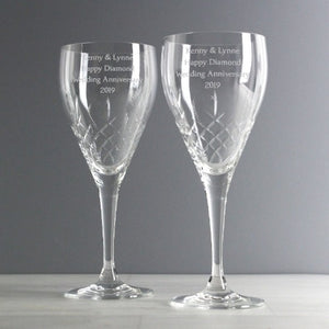 Personalised Wine Glasses Set for Couples ¦ Send Personalized Gift 