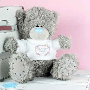 Personalised Me to You Bear Floral-me to you teddy-me to you figurines-tatty teddy-me to you bears for sale-tatty teddy tesco-me to you clothing