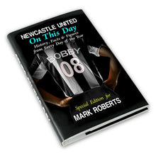 Load image into Gallery viewer, the book of you-toon army-st james park newcastle-personalised-newcastle-on-this-day-book-newcastle-united-fc-fans-the-book-of-you-toon-army-st-james-park