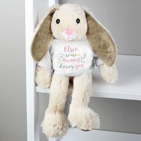 Personalised Bunny Rabbit Message Gift, Personalised any Message, Birthday Gifts Ideas, Easter Messages, Romantic Wish Gift