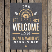 Load image into Gallery viewer, personalised welcome sign-welcome inn sign-pub signs for sale-personalised signs