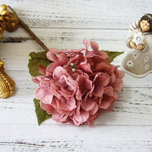 Load image into Gallery viewer, artificial-flowers-bouquet-fake-flowers-home-decor-silk-hydrangea