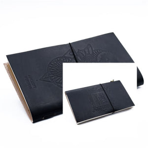 Premium leather notebook journal with custom engraving