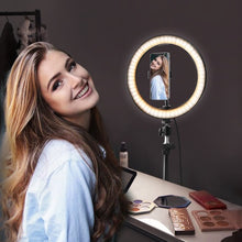 Load image into Gallery viewer, ring-light-phone-ring-light-with-stand-selfie-stick-ring-light-youtube-a-wine-lovers-ring-led-lamp-studio-camera-ring-light-photo-phone-video-light-lamp-with-tripods-selfie-stick-ring-fill-light