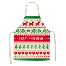 Load image into Gallery viewer, Santa-themed Christmas cooking apron