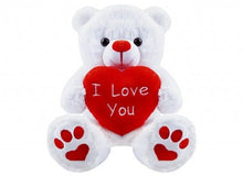 Load image into Gallery viewer, Soft plush love bear for anniversaries and romantic occasions