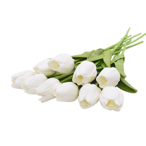  High-quality artificial tulip stems set