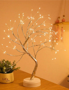 Festive LED fairy light tree lamp for holiday home décor