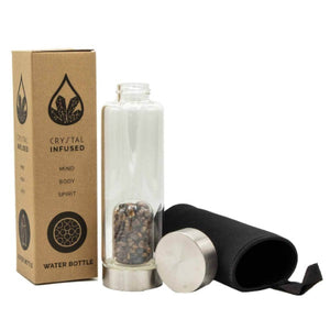 Angel crystal water bottle for chakra balance and harmony