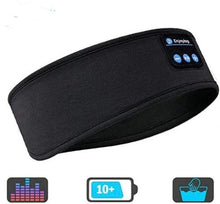 Load image into Gallery viewer, Noise-cancelling Bluetooth sleep headphones with soft fabric design