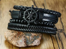 Load image into Gallery viewer, Men&#39;s Leather Bracelet Gifts ¦ Shop Leather Bracelets for Men