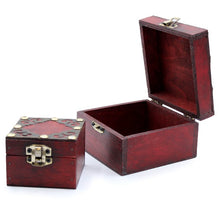 Load image into Gallery viewer, vintage gift box-vintage wooden boxes uk-vintage boxes-old wooden boxes with lids-old wooden boxes for sale uk-large vintage storage box