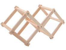 Load image into Gallery viewer, Handmade wooden rack for elegant home wine storage