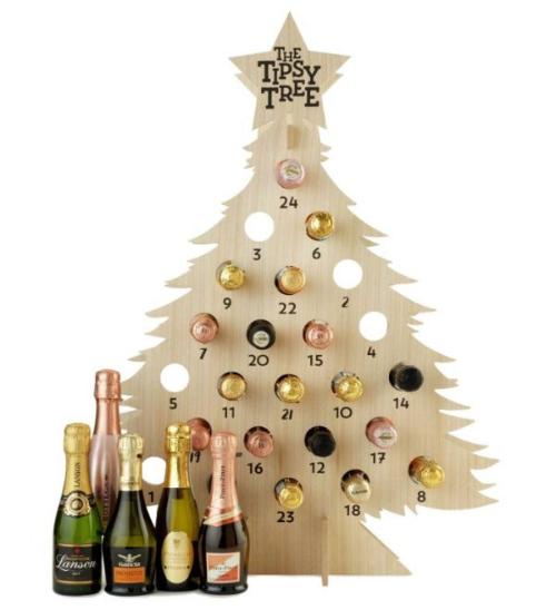 tipsy advent tree-tipsy tree advent calendar-tipsy tree prosecco advent calendar-sparkling fizz advent calendar-tipsy tree glamping