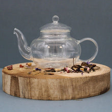 Load image into Gallery viewer, Modern transparent teapot with infuser