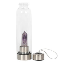 Load image into Gallery viewer, crystal-infused water bottle benefits-healing crystal water bottle-water bottle with crystal uk-best crystal water bottle-gemstone water bottle-healing crystal water bottle uk