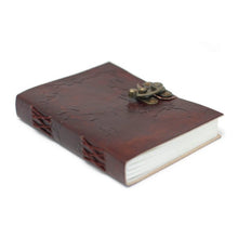 Load image into Gallery viewer,  Vintage leather diary for sketching and journaling