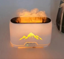 Load image into Gallery viewer, Ultrasonic humidifier diffuser with flame design for relaxation