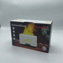 Load image into Gallery viewer, Portable flame humidifier diffuser with ultrasonic technology