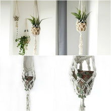 Load image into Gallery viewer, Decorative rope plants hanger for living room décor
