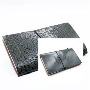 Engraved diary leather-bound journal for students and teachers