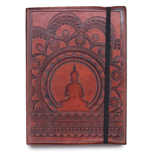  Vegetable tanned leather diary notebook handmade for writing
