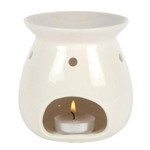 Stylish ceramic wax melt burner with fragrance melts included