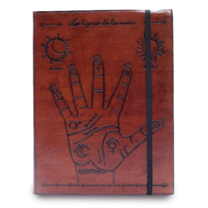Eco-friendly vegetable tanned leather notebook journal gift