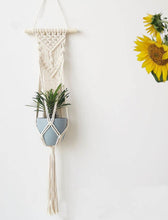 Load image into Gallery viewer,  macrame plant hanger-macrame plant hanger knots-large macrame plant hanger-macrame hanger