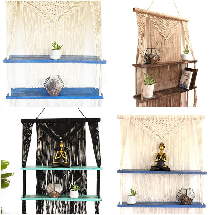 macrame shelves-macrame shelves diy-macrame shelves tutorial-how to make macrame shelves-diy macrame shelves-macrame shelves for plants