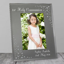 Load image into Gallery viewer, Personalised diamante glass photo frame 4x6 with custom message