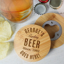 Load image into Gallery viewer, personalised barware gift set for beer lovers