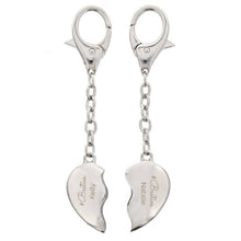 Load image into Gallery viewer, Custom initials keyring gift for anniversary or wedding keepsake