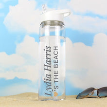 Load image into Gallery viewer, personalised reusable water bottle with gold heart