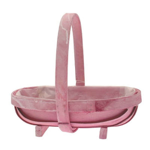 Eco wicker storage trug for home or event styling