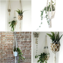 Load image into Gallery viewer, macrame plant hanger pattern free-macrame plant hanger pattern pdf-5 minute macrame plant hanger-macrame plant hanger knots-large macrame plant hanger-macrame hanger
