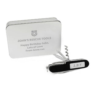 Personalised Pen Knife and Box Set Gift ¦ Personalised Gifts for Him