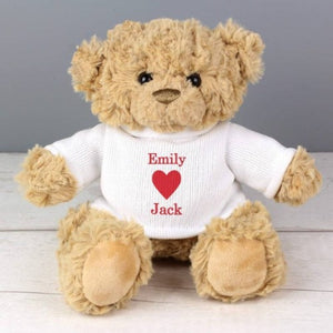 Personalised Teddy Bears Gifts ¦ Personalised Love Heart Jumper Bear