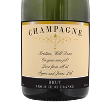 Load image into Gallery viewer, personalised-any-message-classic-label-champagne-personalised-champagne-bottle-label-uk-custom-champagne-label-any-message