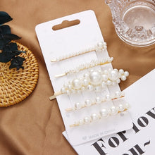 Load image into Gallery viewer, Pearls Hair Clips ¦ Sweet Hairpins Hair Accessories ¦ Wedding Accessory 