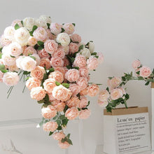 Load image into Gallery viewer, ceremony-arch-blush-wedding-rose-gold-pink-peony-wedding-arch-flowers