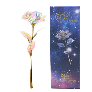 Forever Galaxy Rose ¦ Luminous Rose LED Light Flower Anniversary Gift 