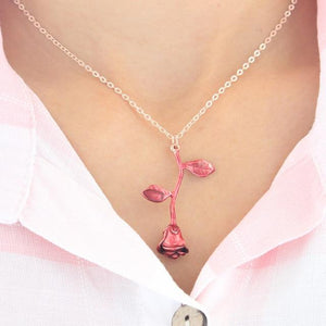 rose pendant necklace uk-rose pendant necklace silver-rose pendant charm-mens rose pendant necklace-rose necklace tiffany-rose necklace uk
