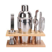 Load image into Gallery viewer, Mixology Bartender Kit  | Bartender Kit with Stand ¦ Bar Tools Sets